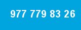 977 779 83 26